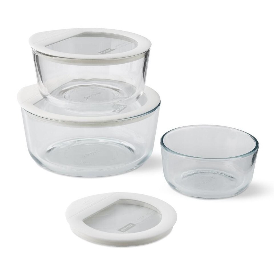 Pyrex® Ultimate™ 6 piece Variety Glass Storage Set Williams Sonoma Australia